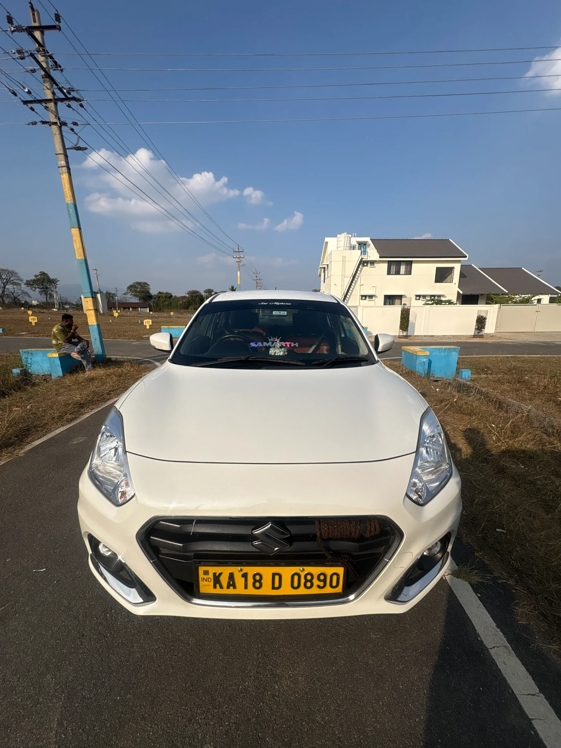 Car at coffee plantation